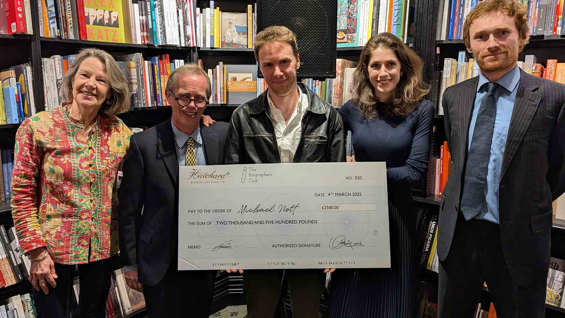 Michael Nott wins the 2024 Hatchards & The Biographers’ Club Best First Biography Prize